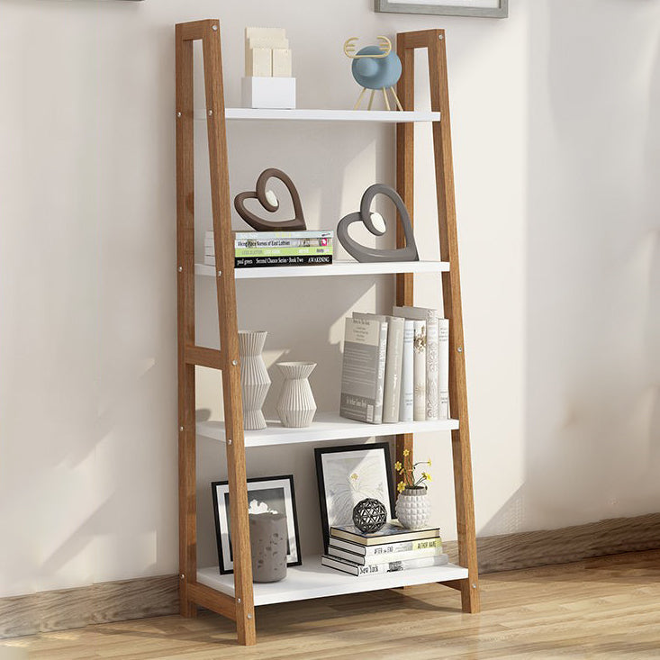 Modern Solid Wood Bookcase Ladder Bookshelf for Any Room, 12" W Clearhalo 'Bookcases' 'furn' 'furn_bookcases' 'Furniture' 'Office Furniture' 5455430