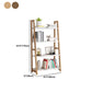 Modern Solid Wood Bookcase Ladder Bookshelf for Any Room, 12" W Clearhalo 'Bookcases' 'furn' 'furn_bookcases' 'Furniture' 'Office Furniture' 5455435