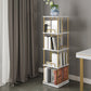 Nordic Geometric Bookcase Rotatable Study Room Storage Bookshelf Clearhalo 'Bookcases' 'furn' 'furn_bookcases' 'Furniture' 'Office Furniture' 5455444