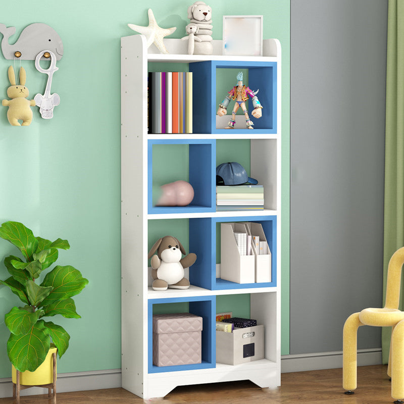 Modern Artificial Wood Bookcase Open Back Bookshelf for Any Room