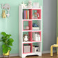 Modern Artificial Wood Bookcase Open Back Bookshelf for Any Room