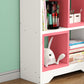 Modern Artificial Wood Bookcase Open Back Bookshelf for Any Room