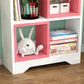 Modern Artificial Wood Bookcase Open Back Bookshelf for Any Room