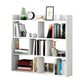 Open Wooden Bookcase Modern Home Living Room Lattice Bookshelf
