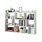 Open Wooden Bookcase Modern Home Living Room Lattice Bookshelf