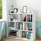 Open Wooden Bookcase Modern Home Living Room Lattice Bookshelf