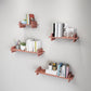 Contemporary Floating Bookshelf 5.9"H Manufactured Wood Bookcase