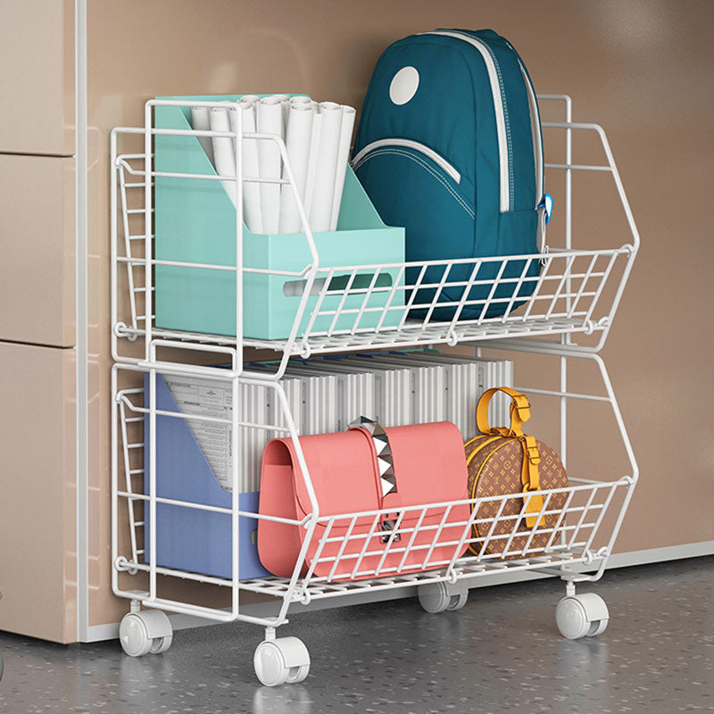 Bibliothèque en métal moderne, bibliothèque géométrique pour le salon, 17 "L x 10,5" W