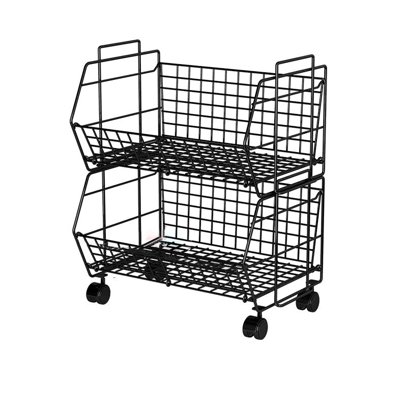 Bibliothèque en métal moderne, bibliothèque géométrique pour le salon, 17 "L x 10,5" W