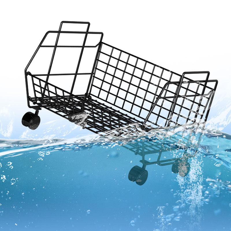 Bibliothèque en métal moderne, bibliothèque géométrique pour le salon, 17 "L x 10,5" W