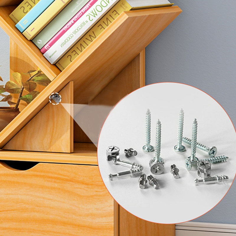 Wooden Bookcase Modern Style Home Living Room Bedroom Bookshelf