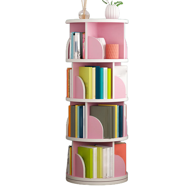 Modern Style Wood Bookcase Closed Back Bookshelf for Any Room