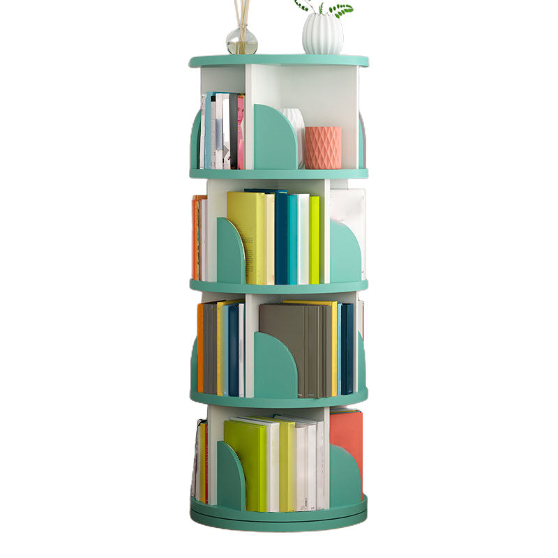 Modern Style Wood Bookcase Closed Back Bookshelf for Any Room