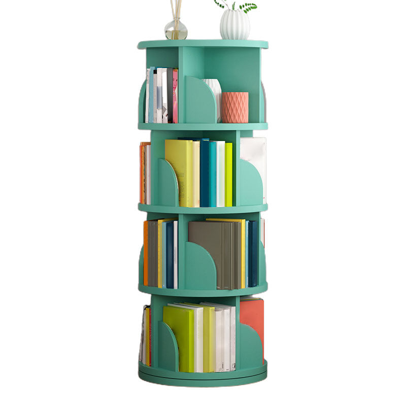 Modern Style Wood Bookcase Closed Back Bookshelf for Any Room