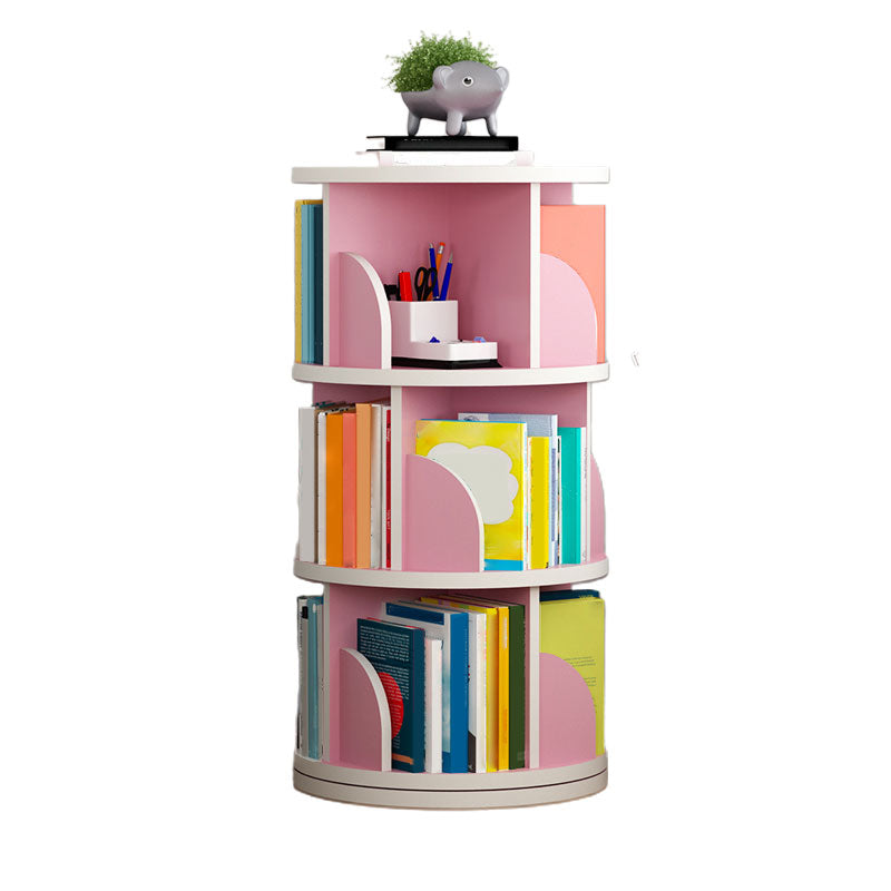 Modern Style Wood Bookcase Closed Back Bookshelf for Any Room