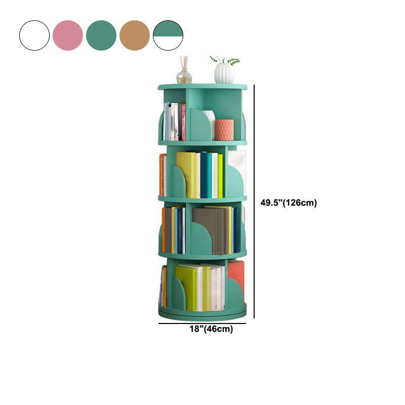 Modern Style Wood Bookcase Closed Back Bookshelf for Any Room