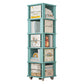 Geometric Closed Back Bookshelf Nordic Rotatable Study Room Bookcase