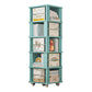 Geometric Closed Back Bookshelf Nordic Rotatable Study Room Bookcase
