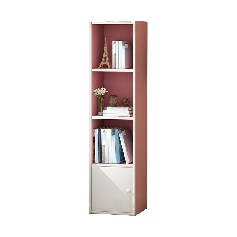 Wooden Bookcase Modern Style Home Living Room Corner Bookshelf