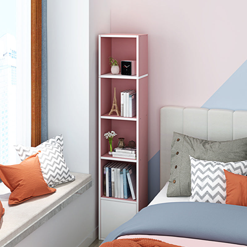 Wooden Bookcase Modern Style Home Living Room Corner Bookshelf