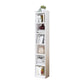 Wooden Bookcase Modern Style Home Living Room Corner Bookshelf