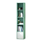 Wooden Bookcase Modern Style Home Living Room Corner Bookshelf