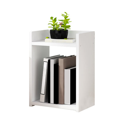 Wooden Bookcase Modern Style Home Living Room Corner Bookshelf