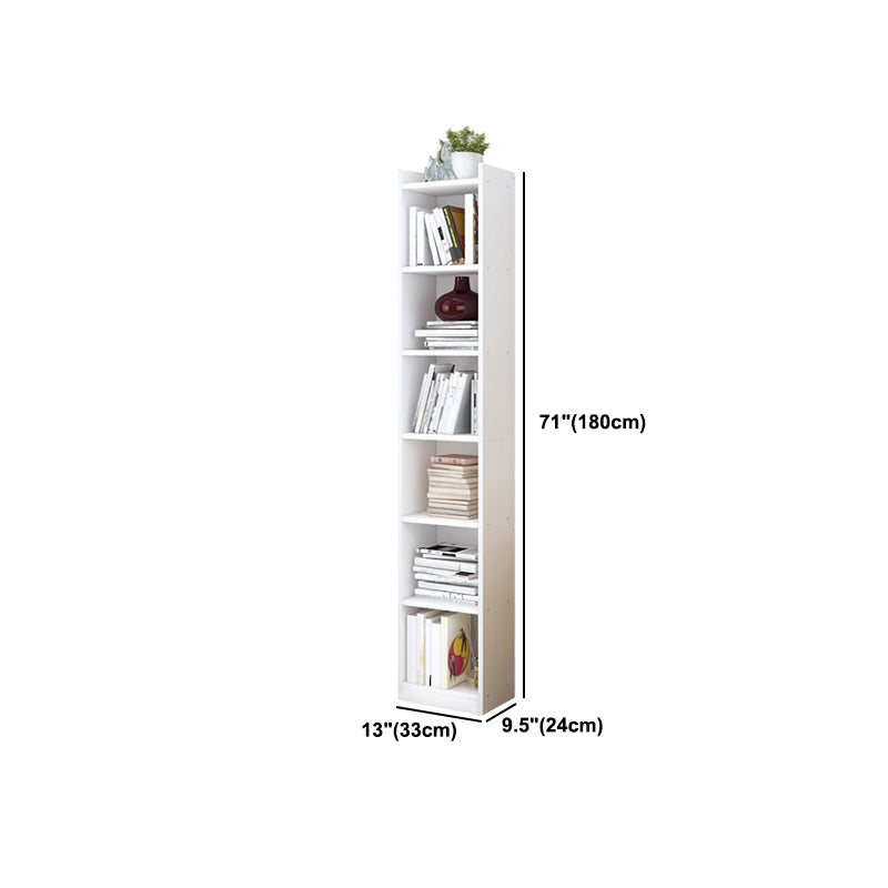 Wooden Bookcase Modern Style Home Living Room Corner Bookshelf