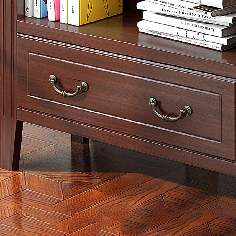 Closed Back Wooden Bookshelf Nordic Study Room Storage Standard Bookcase Clearhalo 'Bookcases' 'furn' 'furn_bookcases' 'Furniture' 'Office Furniture' 5455776