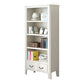 Closed Back Wooden Bookshelf Nordic Study Room Storage Standard Bookcase 31.5"L x 12.2"W x 68.9"H White Clearhalo 'Bookcases' 'furn' 'furn_bookcases' 'Furniture' 'Office Furniture' 5455783