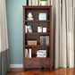 Closed Back Wooden Bookshelf Nordic Study Room Storage Standard Bookcase Clearhalo 'Bookcases' 'furn' 'furn_bookcases' 'Furniture' 'Office Furniture' 5455784
