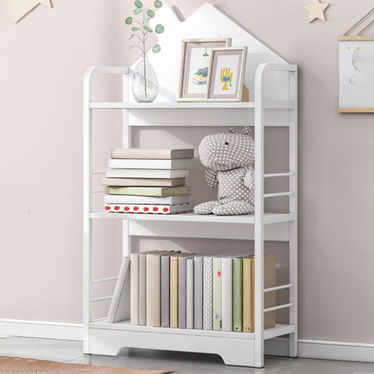 Estantería escandinava de metal abierto de 9.4 "estantería de casa de ancho