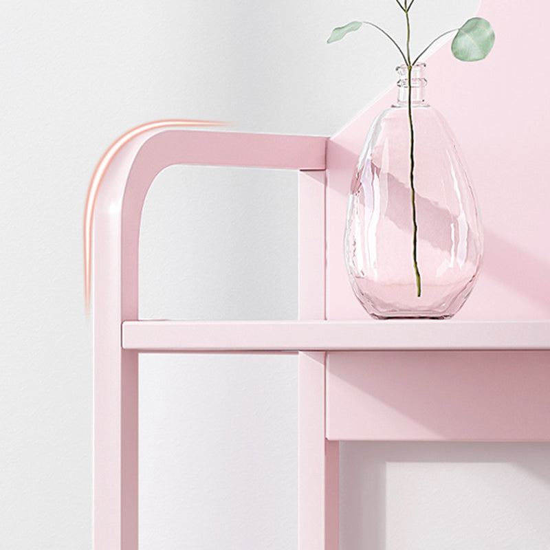 Estantería escandinava de metal abierto de 9.4 "estantería de casa de ancho