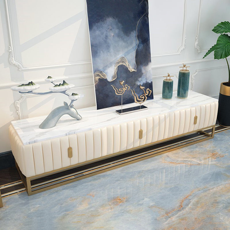 Console TV in stile TV in stile glam con cassetti