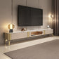 Luxury Enclosed Storage TV Console Home Rectangle Sintered Stone TV Cabinet 87"L x 16"W x 17"H Clearhalo 'furn' 'furn_tv_stands_entertainment_centers' 'Furniture' 'Living Room Furniture' 'TV Stands & Entertainment Centers' 'TV Stands & Media Storage Furniture' 'tv_stands_entertainment_centers' 5455879