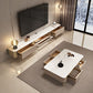 Luxury Enclosed Storage TV Console Home Rectangle Sintered Stone TV Cabinet Clearhalo 'furn' 'furn_tv_stands_entertainment_centers' 'Furniture' 'Living Room Furniture' 'TV Stands & Entertainment Centers' 'TV Stands & Media Storage Furniture' 'tv_stands_entertainment_centers' 5455880