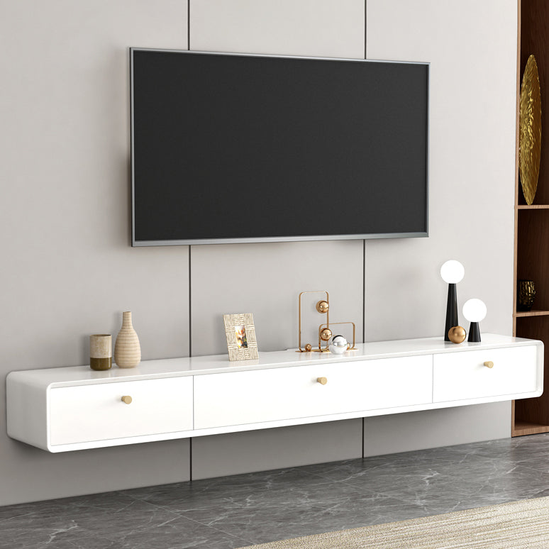 Contemporary Style Wall-mounted TV Stand Rubber Wood TV Cabinet Clearhalo 'furn' 'furn_tv_stands_entertainment_centers' 'Furniture' 'Living Room Furniture' 'TV Stands & Entertainment Centers' 'TV Stands & Media Storage Furniture' 'tv_stands_entertainment_centers' 5455945