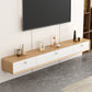 Contemporary Style Wall-mounted TV Stand Rubber Wood TV Cabinet Clearhalo 'furn' 'furn_tv_stands_entertainment_centers' 'Furniture' 'Living Room Furniture' 'TV Stands & Entertainment Centers' 'TV Stands & Media Storage Furniture' 'tv_stands_entertainment_centers' 5455948