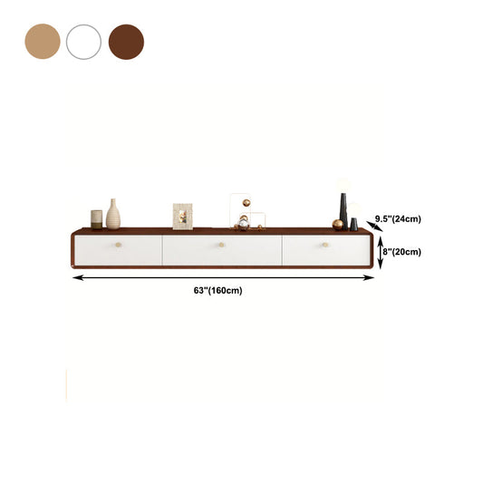 In stile contemporaneo supporto TV montato a parete in gomma mobile tv in legno