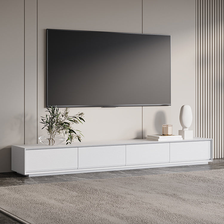 Meuble TV blanc en bois/marbre Meuble TV modernisme avec tiroirs