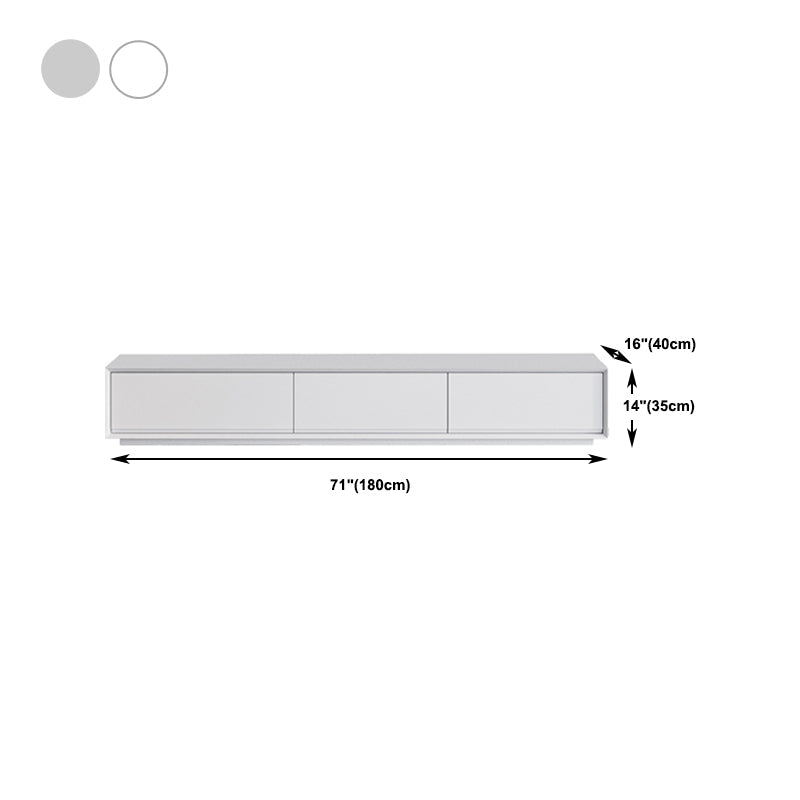 Meuble TV blanc en bois/marbre Meuble TV modernisme avec tiroirs