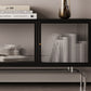Industrial Home TV Cabinet Metal Enclosed TV Storage with Metal Legs Clearhalo 'furn' 'furn_tv_stands_entertainment_centers' 'Furniture' 'Living Room Furniture' 'TV Stands & Entertainment Centers' 'TV Stands & Media Storage Furniture' 'tv_stands_entertainment_centers' 5455992