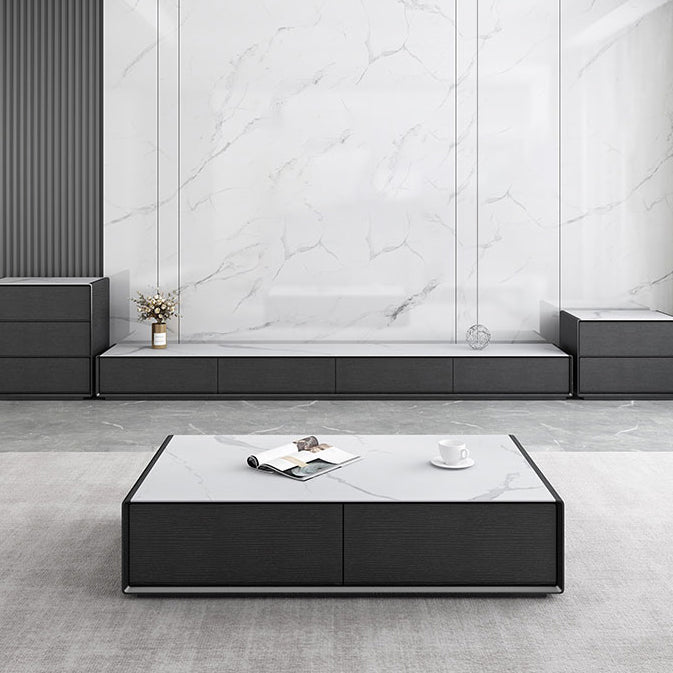 Modern Style TV Media Stand with Drawers Engineered Wood TV Stand Clearhalo 'furn' 'furn_tv_stands_entertainment_centers' 'Furniture' 'Living Room Furniture' 'TV Stands & Entertainment Centers' 'TV Stands & Media Storage Furniture' 'tv_stands_entertainment_centers' 5456082