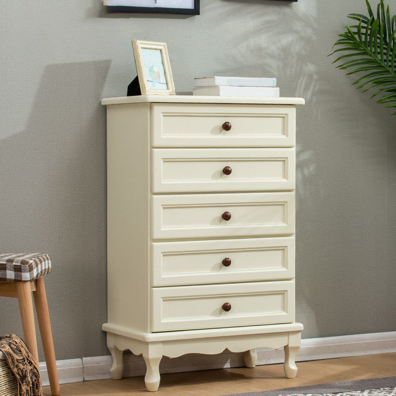 Coffre de lingerie de chambre à coucher en bois de glam classique avec tiroir