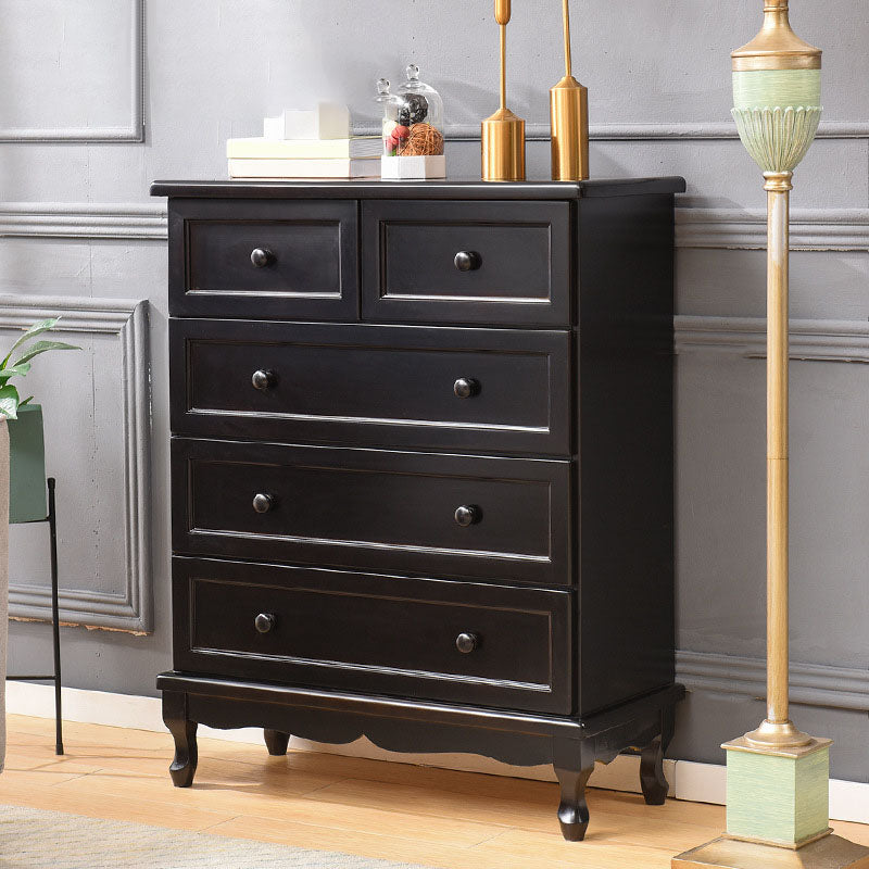 Classic Glam Wood Dresser slaapkamer Lingerie -kist met lade