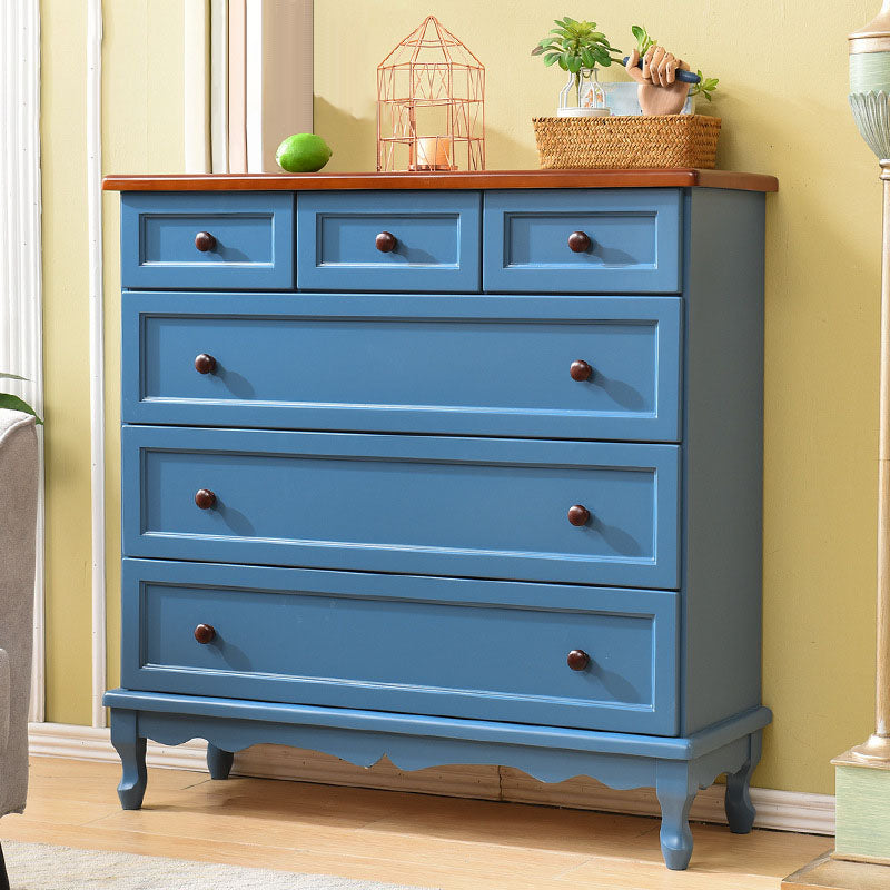 Coffre de lingerie de chambre à coucher en bois de glam classique avec tiroir