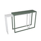 Tavolo console a base di slitte, 11,8 "W Ironcraft Modern Sother Console Table