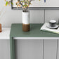 Tavolo console a base di slitte, 11,8 "W Ironcraft Modern Sother Console Table