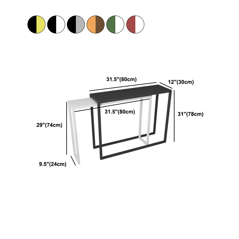 Sled-base Console Table, 11.8