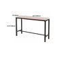 Modern Trestle Bar/Dinette Table Rectangle Outdoor Footrest Bar Height Table Clearhalo 'Bar Furniture' 'Bar Tables' 'bar_tables' 'furn' 'furn_bar_tables' 'Furniture' 'Kitchen & Dining Furniture' 5457016